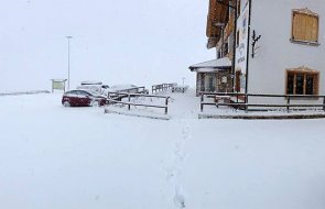 Neve al rifugio Bonardi